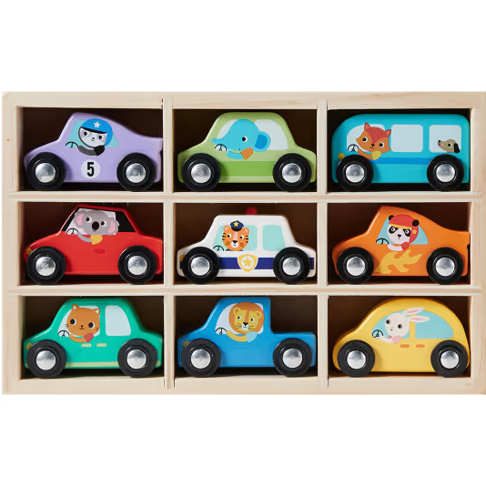 Wooden Car Set